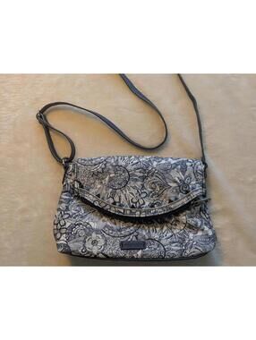 Sakroots Blue Floral Pattern Bag